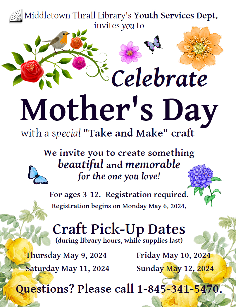 Mothers Day Craft - learn more about this event by following this link