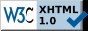 Valid XHTML 1.0 Transitional