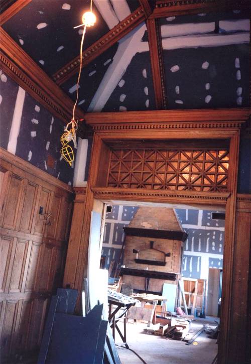 [Photograph from the Library Construction Site]