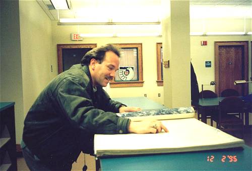 [Photograph from the Library Construction Site]