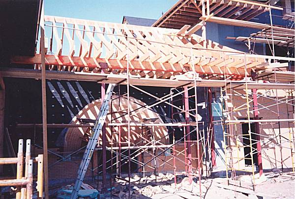 [Photograph from the Library Construction Site]