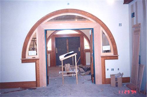 [Photograph from the Library Construction Site]