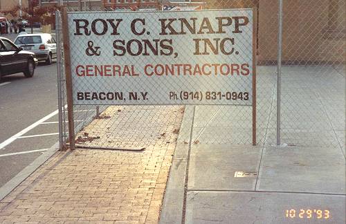 [Photograph from the Library Construction Site]