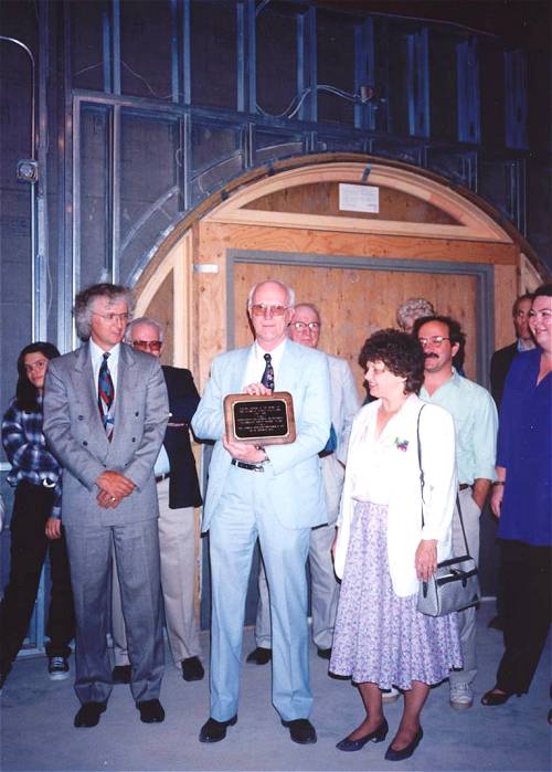 [Photograph from the Library Construction Site]