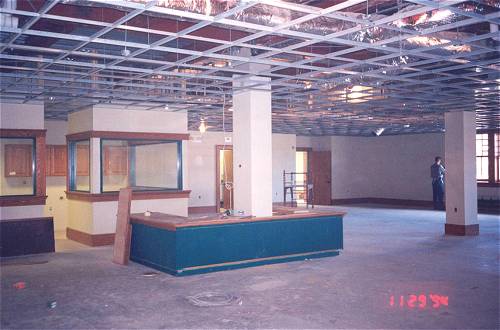 [Photograph from the Library Construction Site]