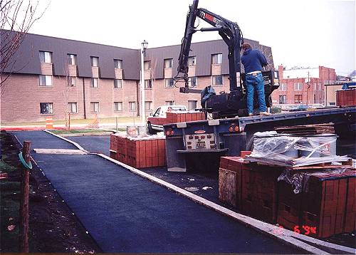 [Photograph from the Library Construction Site]