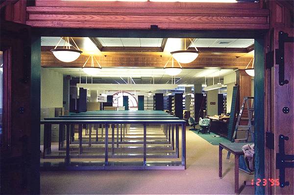 [Photograph from the Library Construction Site]