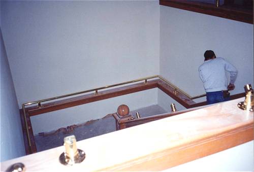 [Photograph from the Library Construction Site]