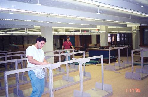 [Photograph from the Library Construction Site]