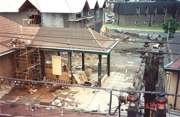 [Photograph from the Library Construction Site]