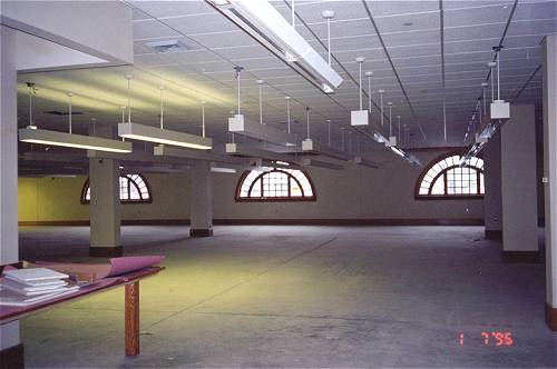 [Photograph from the Library Construction Site]