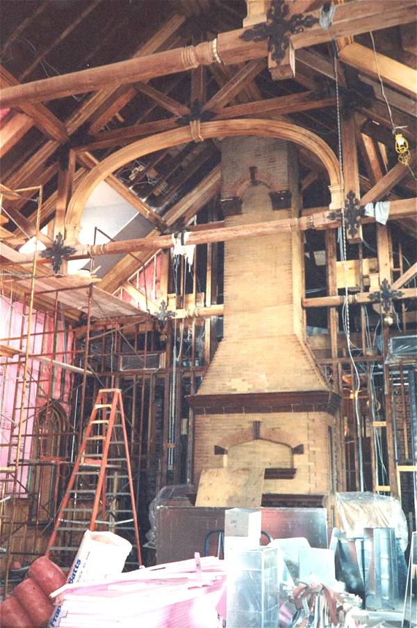 [Photograph from the Library Construction Site]