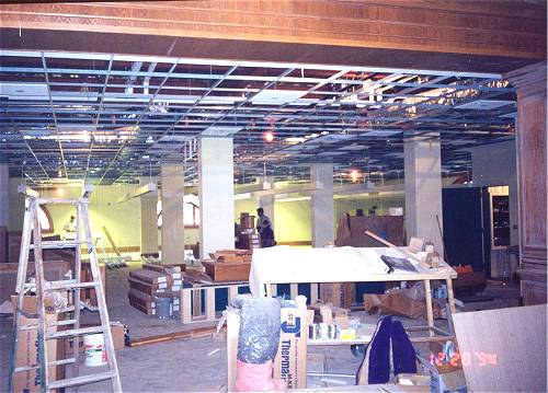 [Photograph from the Library Construction Site]