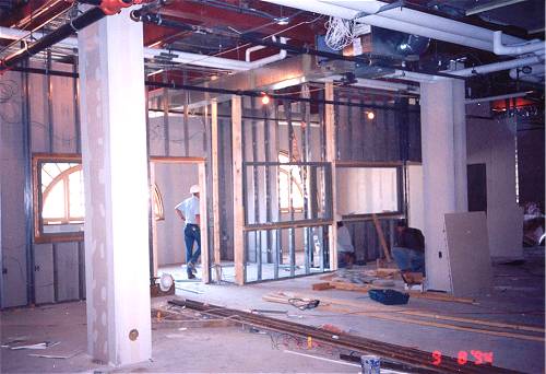 [Photograph from the Library Construction Site]