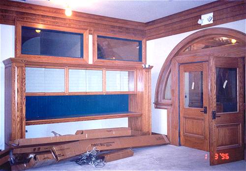 [Photograph from the Library Construction Site]