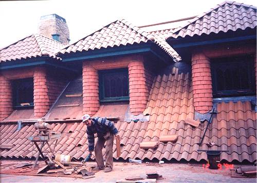 [Photograph from the Library Construction Site]