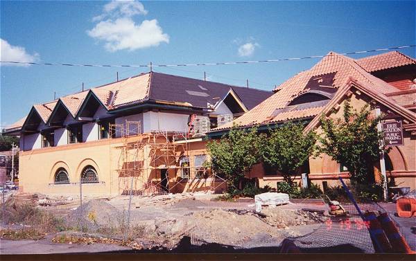 [Photograph from the Library Construction Site]