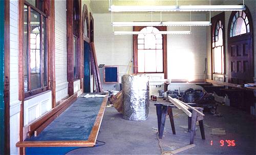 [Photograph from the Library Construction Site]