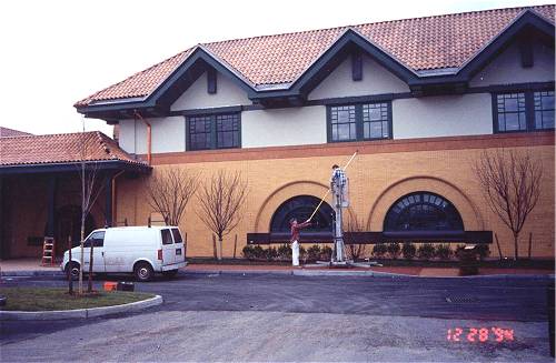 [Photograph from the Library Construction Site]