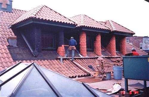 [Photograph from the Library Construction Site]