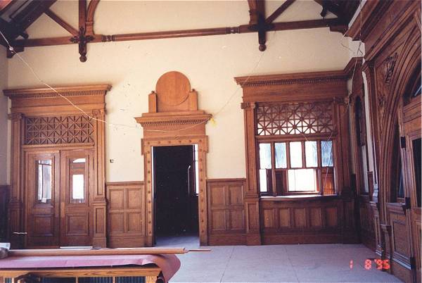 [Photograph from the Library Construction Site]