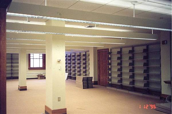 [Photograph from the Library Construction Site]