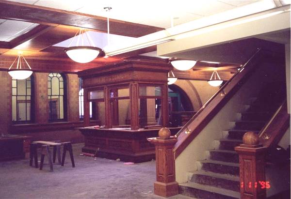 [Photograph from the Library Construction Site]