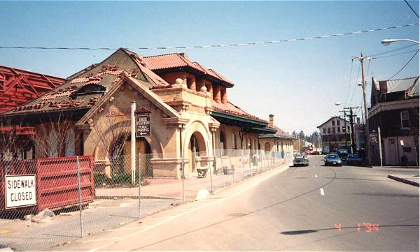 [Photograph from the Library Construction Site]
