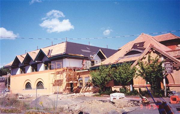 [Photograph from the Library Construction Site]