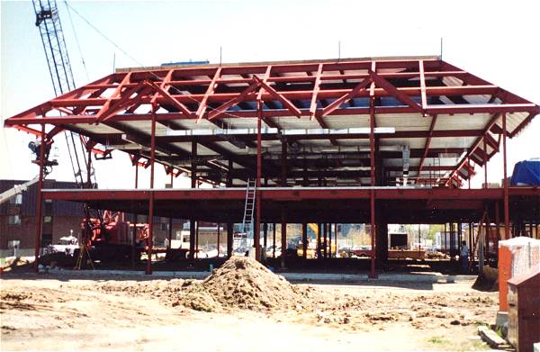 [Photograph from the Library Construction Site]