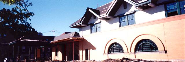 [Photograph from the Library Construction Site]