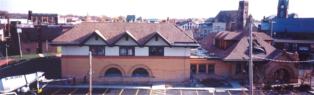 [Photograph from the Library Construction Site]