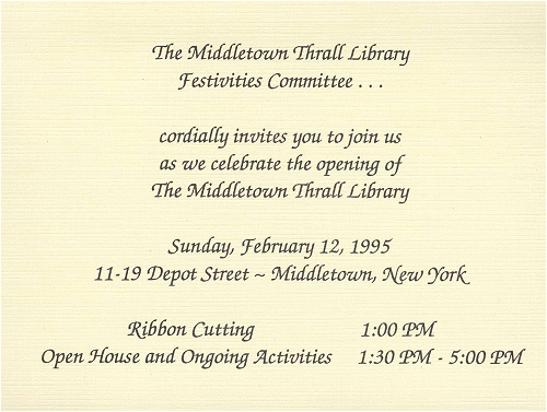 [Photograph from Opening Day]