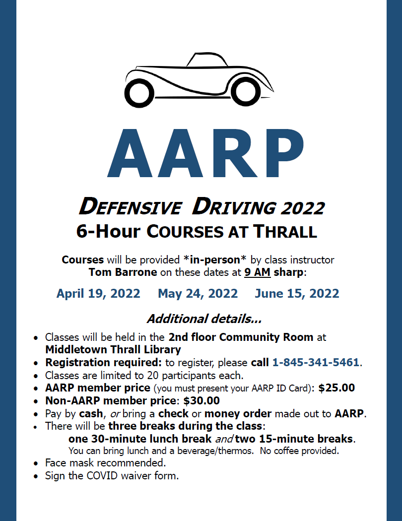 AARP Defensive Driving Courses 2022