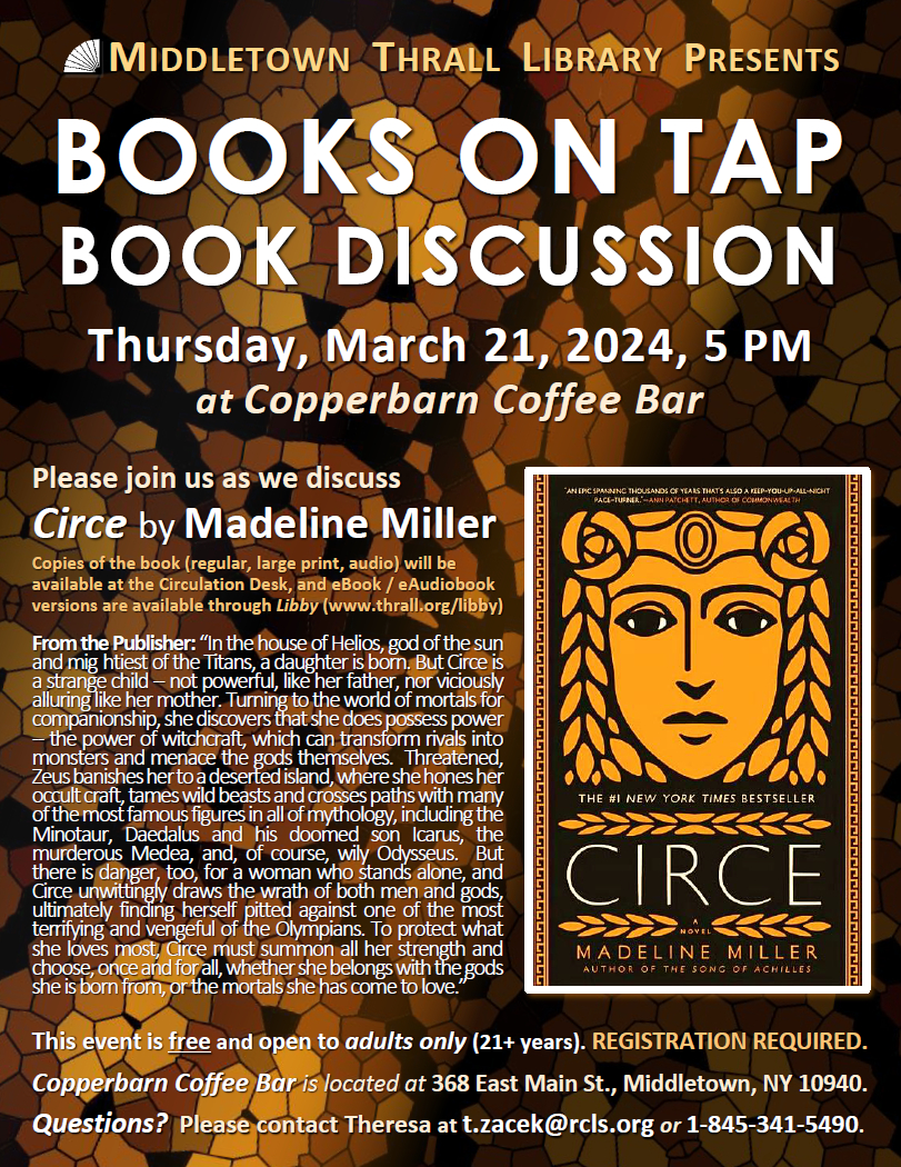 Books on Tap March 2023