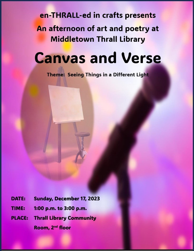 Canvas and Verse - Flyer by AH