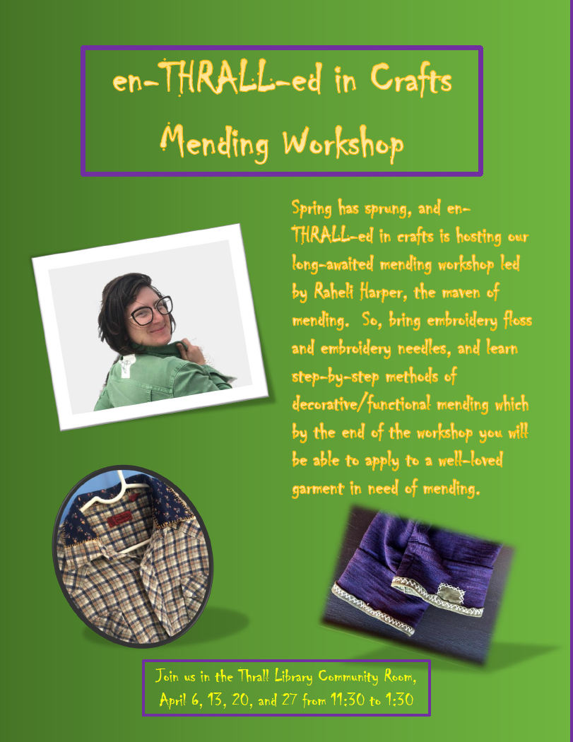 Mending Workshop (flyer by JC)