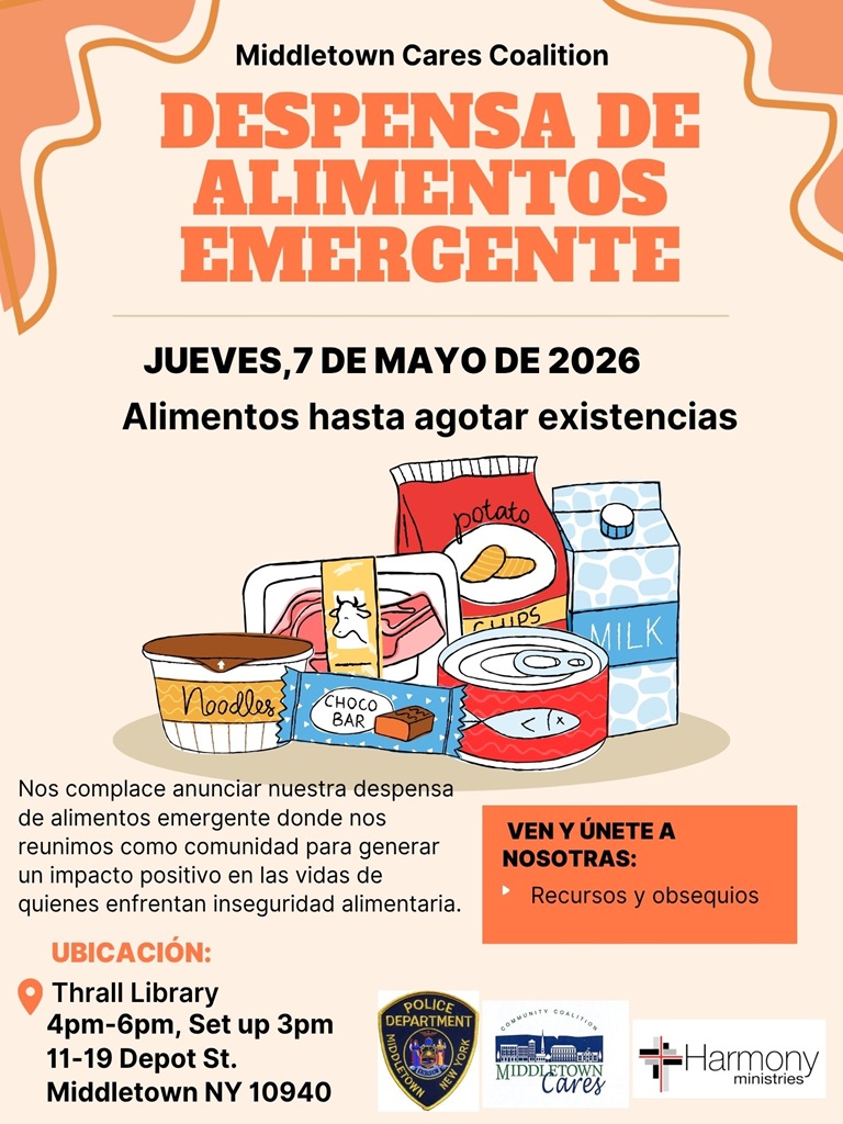 Pop Up Food Pantry in Spanish