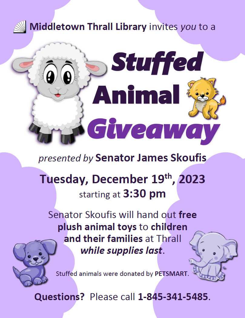 Stuffed Animal Giveaway