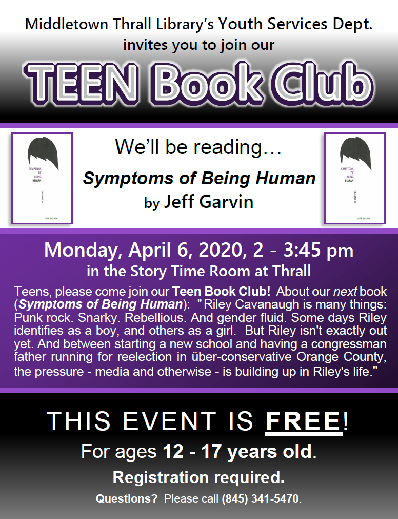 Teen Book Club: April 2020