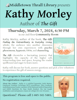Kathy Morley - learn more about this event by following this link
