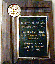Mattie Gaines