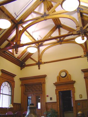 Reading Room Roof - Interior