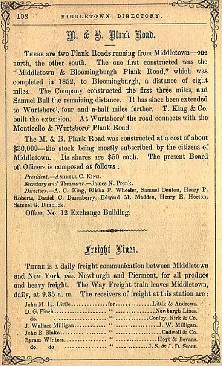 Archived Page from Middletown Directory