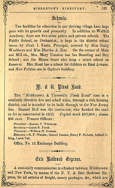 Archived Page from Middletown Directory