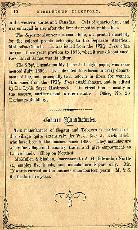 Archived Page from Middletown Directory