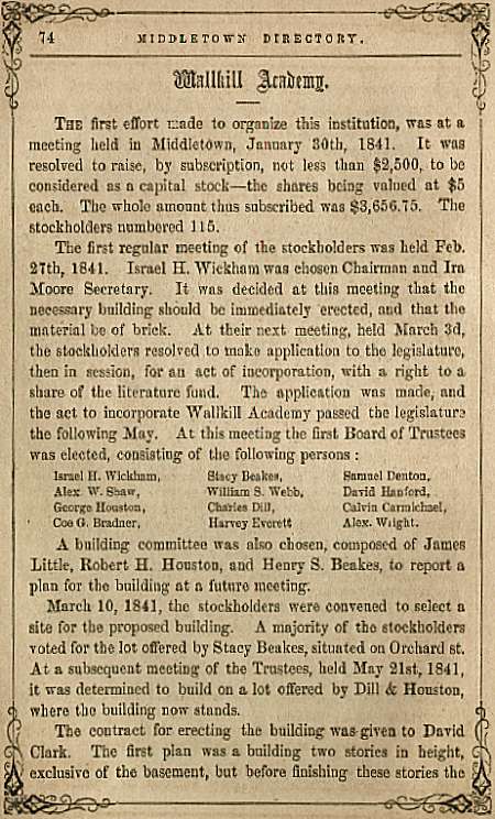 Archived Page from Middletown Directory