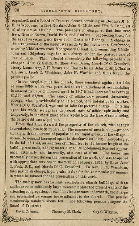 Archived Page from Middletown Directory
