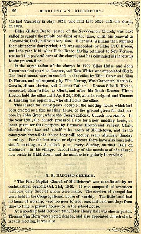 Archived Page from Middletown Directory