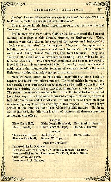 Archived Page from Middletown Directory